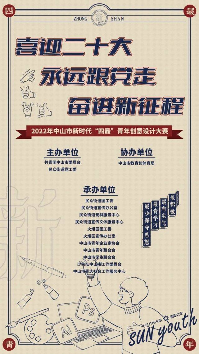 【征集】2022年中山市新时代 “四最”青年创意设计大赛(图1)
