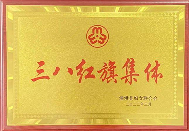 【喜报】泗洪法院民三庭获颁“三八红旗集体”荣誉奖牌(图1)