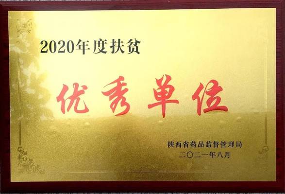 陕西步长连续三年获得省级“扶贫优秀单位”荣誉称号(图1)