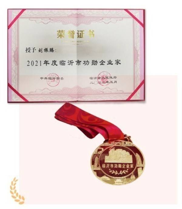 罗欣药业董事长兼ceo刘振腾获“临沂市功勋企业家”荣誉称号(图2)