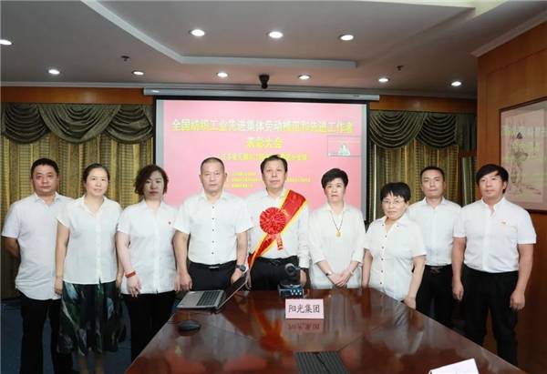 江苏阳光荣获“全国纺织工业先进集体”称号(图1)