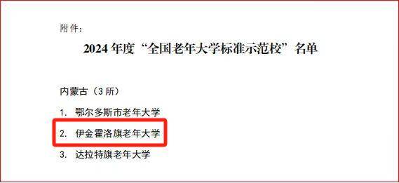 伊旗这所大学获得“全国老年大学标准示范校”荣誉称号！(图2)