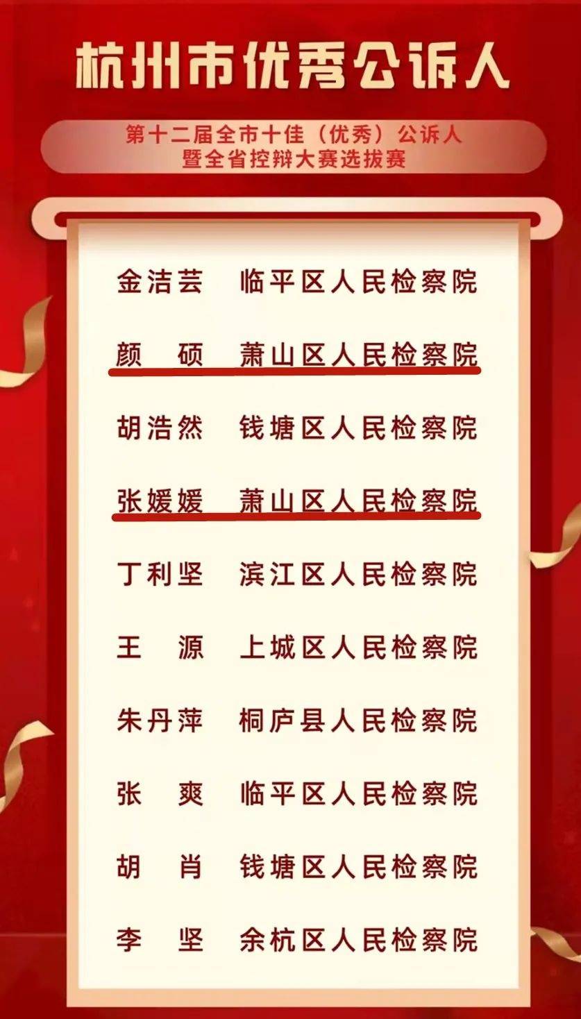 全国控申业务能手、全市优秀公诉人,萧山检察斩获多项荣誉!(图4) 全国控申业务能手、全市优秀公诉人,萧山检察斩获多项荣誉!(图4)